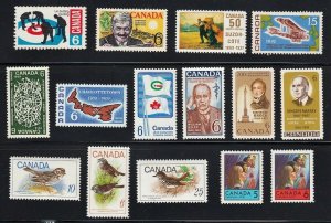 Canada *** 1969 Year Collection # 490-504 MNH stamps