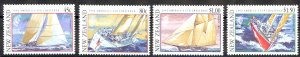 New Zealand Sc# 1085-1088 SG# 1655/8 MNH 1992 45c-$1.50 America's Cup