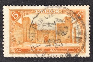 French Morocco Scott 93  F+  used with a beautiful SON cds. FREE...