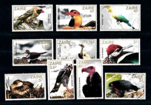 [94196] Congo Zaire 1982 Birds Vögel Oiseaux  MNH