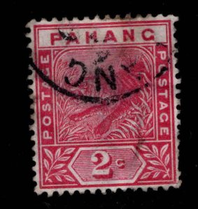 MALAYA-Pahang Scott 12  Used  tiger stamp