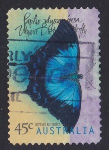 Australia, -1998 Butterflies Ulysses -used 45c