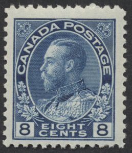 Canada #115 8c George V Admiral F-VF Mint OG NH