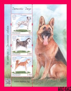 KYRGYZSTAN 2020 Nature Fauna Farm Domestic Animals Pets Dogs s-s Mi KEP Bl.44 NH