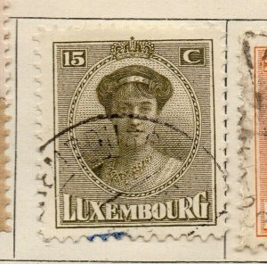 Luxemburg 1921 Early Issue Fine Used 15c. NW-191779