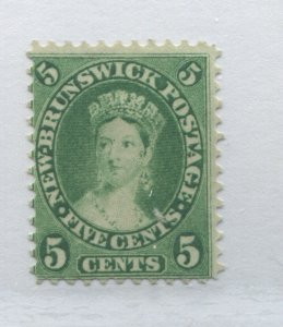 New Brunswick 1860 5 cents mint no gum