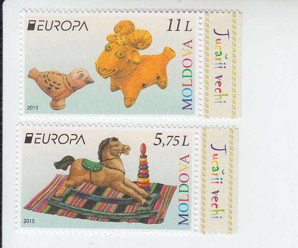 2015 Moldova Europa - Toys (2) (Scott 859-60) MNH