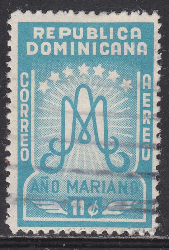 Dominican Republic C88 Ano Mariano Initials 1954