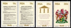 South Africa - 1984 New Constitution Set MNH** SG 566-569