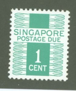 Singapore #J1a Mint (NH) Single