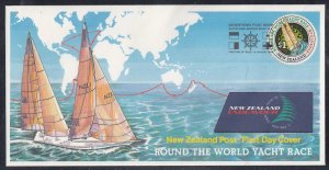 New Zealand Scott 1198 FDC -  Round the World Yacht Race