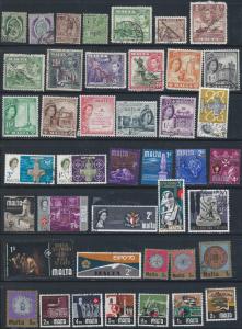 MALTA 89 STAMPS MINT & USED AT A LOW PRICE 4 CENTS PER STAMP