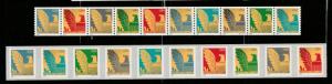 U.S. Scott #3792d-3801d American Eagle Stamps - Mint NH Strip of 10