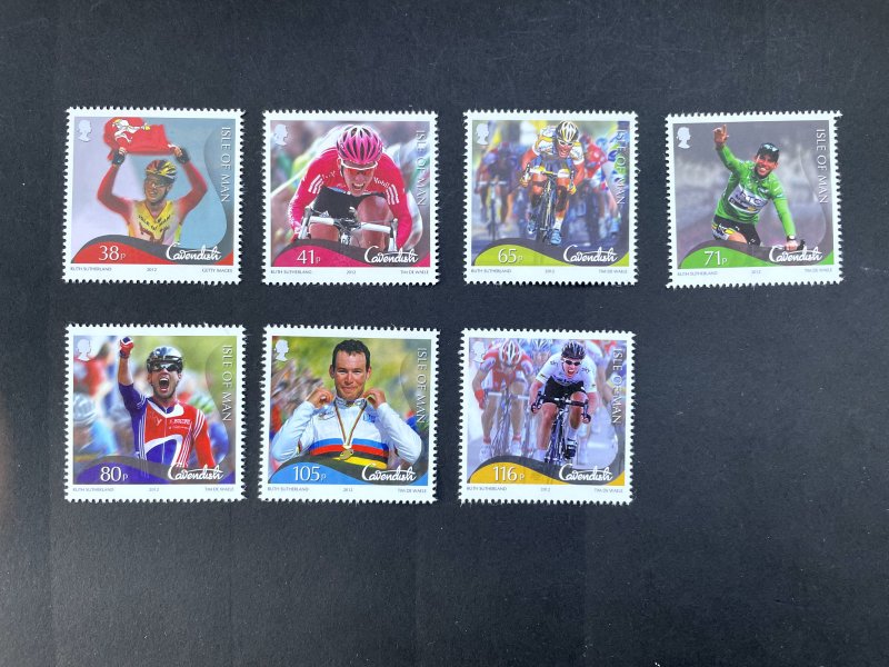 Isle of Man: 2012, Victories of Mark Cavendish (Cyclist) MNH set