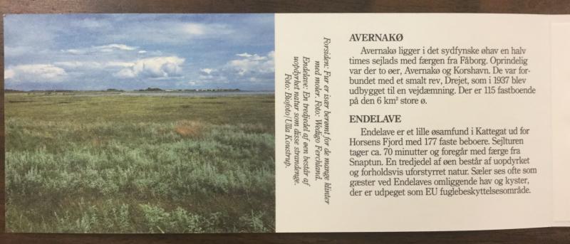 (BJ Stamps) DENMARK, #1025a COMPLETE BOOKLET issued in 1995, MNH. CV $32.50.