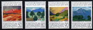 Liechtenstein # 960 - 963 MNH