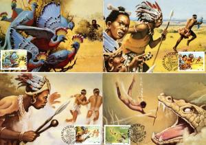 Ciskei - 1987 Folklore Maxi Card Set