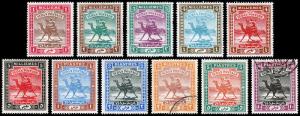 British Sudan Scott 17-27 (1902-21) Mint/Used H F-VF Complete Set, CV $102.35 B