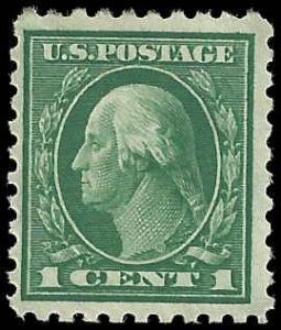 # 424 Mint Hinged Green George Washington