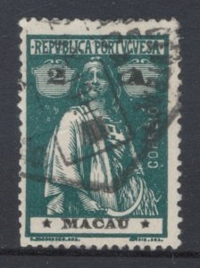 Macau 1913 Ceres 2a Scott # 212 Used