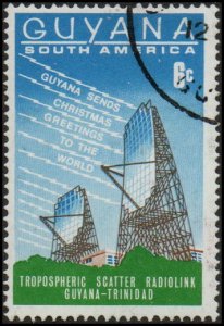 Guyana 64 - Used - 6c Dish Antennas (1968)