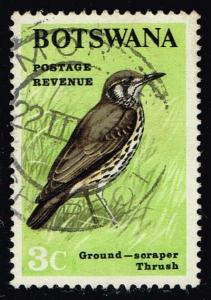 Botswana #21 Groundscaper Thrush; Used (0.25)