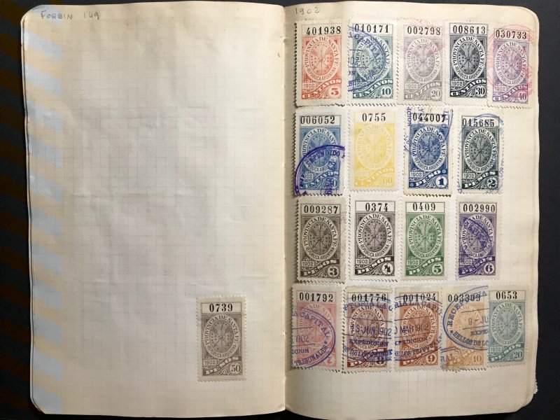 Argentina Revenue Stamps Mint/Used 1884-1912 (1100 Stamps)