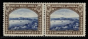SOUTH WEST AFRICA GV SG79, 6d blue & brown, M MINT. 