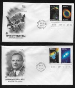 United States 3384 Hubble Telescope Unaddresed Postal Commemorative Society FDC