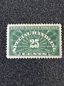 US #QE4 A & 2nd T States Joined At Top 1925 (Pl. 17103)  MHR KS Philatelic