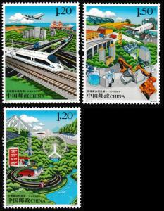 China 2017-5 Beijing Tian Jin Heibe Collaborative Development 京津冀协同发展 set MNH