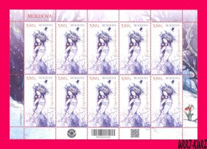 MOLDOVA 2024 Folk Lore Miths Tales Legend of Martisor Spring Festival m-s MNH