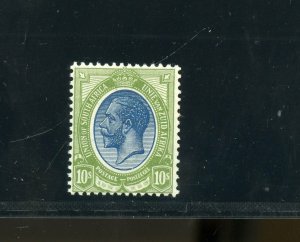 SOUTH AFRICA 10/ SCOTT #15  MINT NEVER HINGED ---RARE AS SUCH