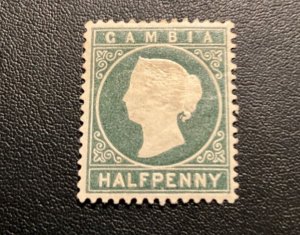 Stamps Gambia Scott #12 hinged