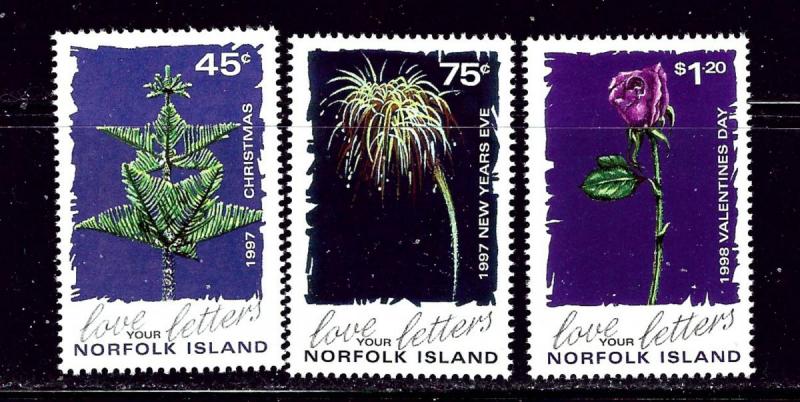 Norfolk Is 633-35 MNH 1997 Christmas