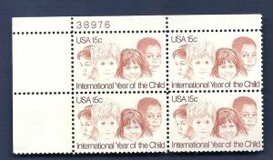 1772 15c International Year of Child PB VF/MNH/OG scv $2.00