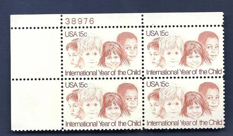 1772 15c International Year of Child PB VF/MNH/OG scv $2.00