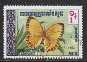 1983 Cambodia - Sc 389 - used VF - 1 single - Butterfly