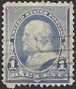 # 219 DULL BLUE USED BEN FRANKLIN SCV-0.75