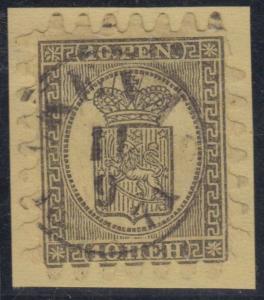 FINLAND Sc 8 USED BY EKENAS Cds 1871 F,VF SCV$400.00+ 