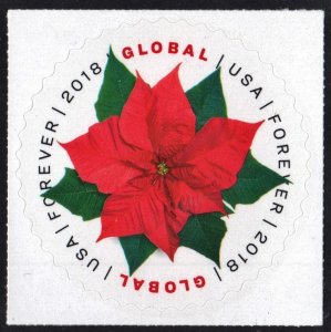 SC#5311 ($1.15) Global Poinsettia Single (2018) SA