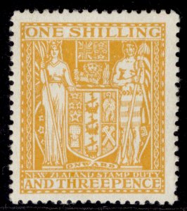 NEW ZEALAND QEII SG F191, 1s 3d orange-yellow, NH MINT. Cat £21.