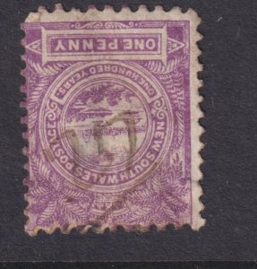 NEW SOUTH WALES,  717  mss. MILLIE, c1890 1d. Mauve.