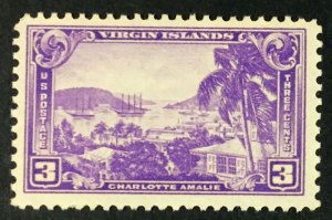 802 3c Virgin Islands MINT OG NH