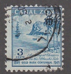 Canal Zone # 142, 49ers Arriving at Chagres, Used