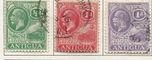 Antigua  #42-44 (U)  CV $2.95