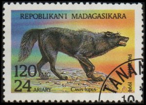 Malagasy Republic 1185 - Cto - 120fr Wolf (1994)