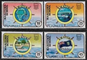Tuvalu #166-9 MNH Set - Amatuku Maritime School