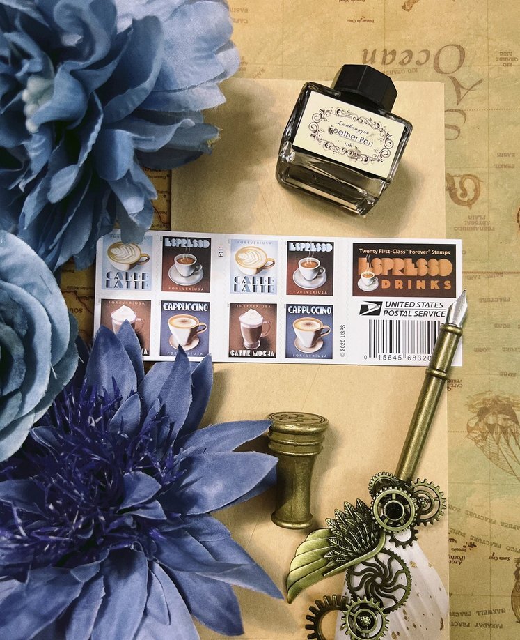 Espresso Drinks 2021 USPS forever Stamps 100 booklets=2000 stamps