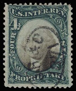 U.S. REV. PROPRIETARY RB4a  Used (ID # 94215)